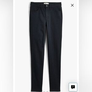 Madewell Roadtripper Black Skinny Jeans NWT Stretch Size 30P